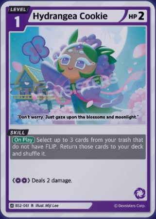 Hydrangea Cookie BS2-061 (R)