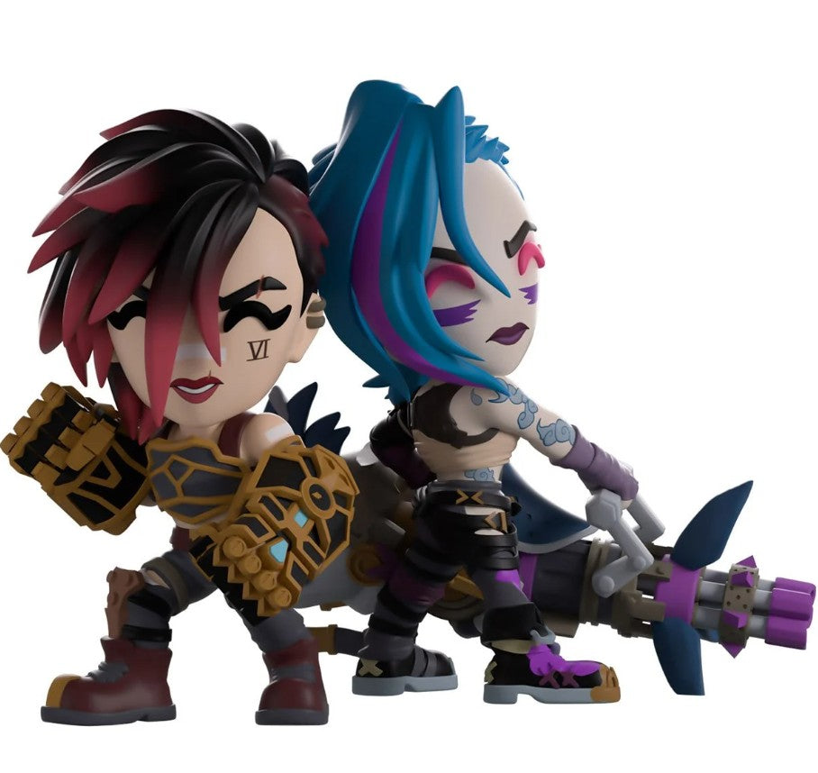 Arcane: League of Legends VI and Jinx Vinyl Figure #5 2-Pack