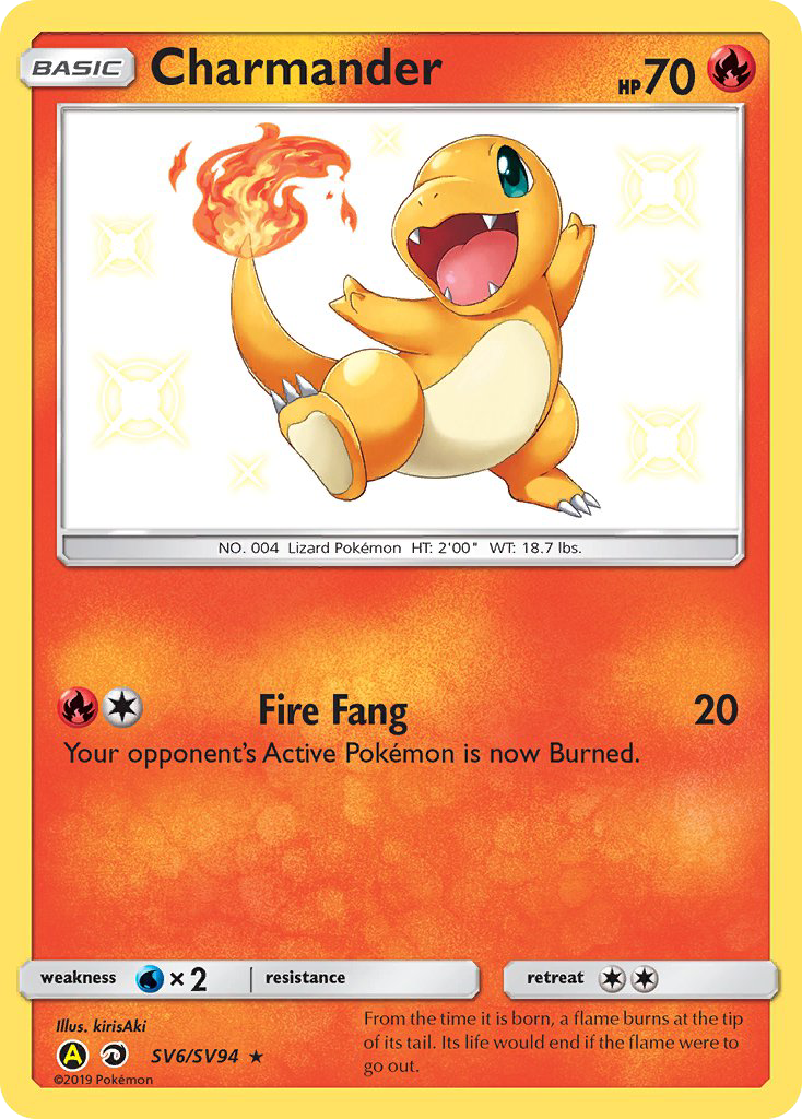 Charmander - SV6/94 - Hidden Fates Shiny Vault
