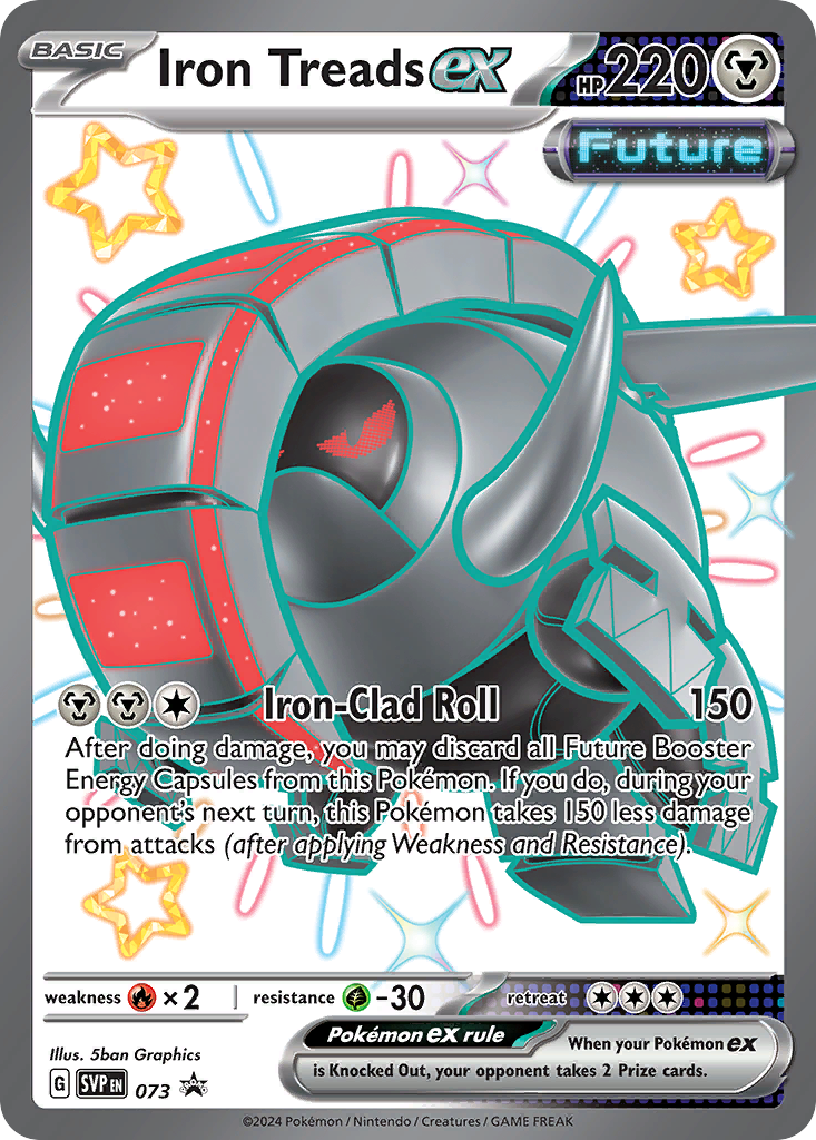 Iron Treads ex - 073/215 - Scarlet & Violet Black Star Promos