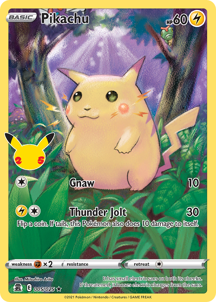 Pikachu - 005/25 - Celebrations