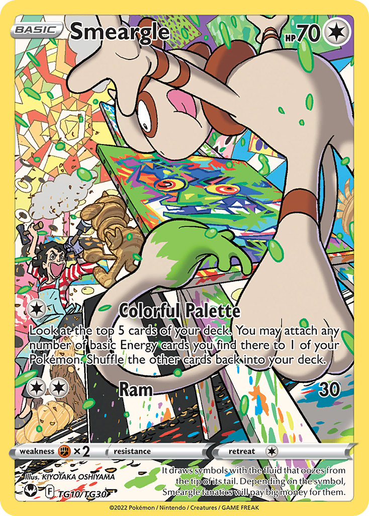 Smeargle - TG10/30 - Silver Tempest Trainer Gallery