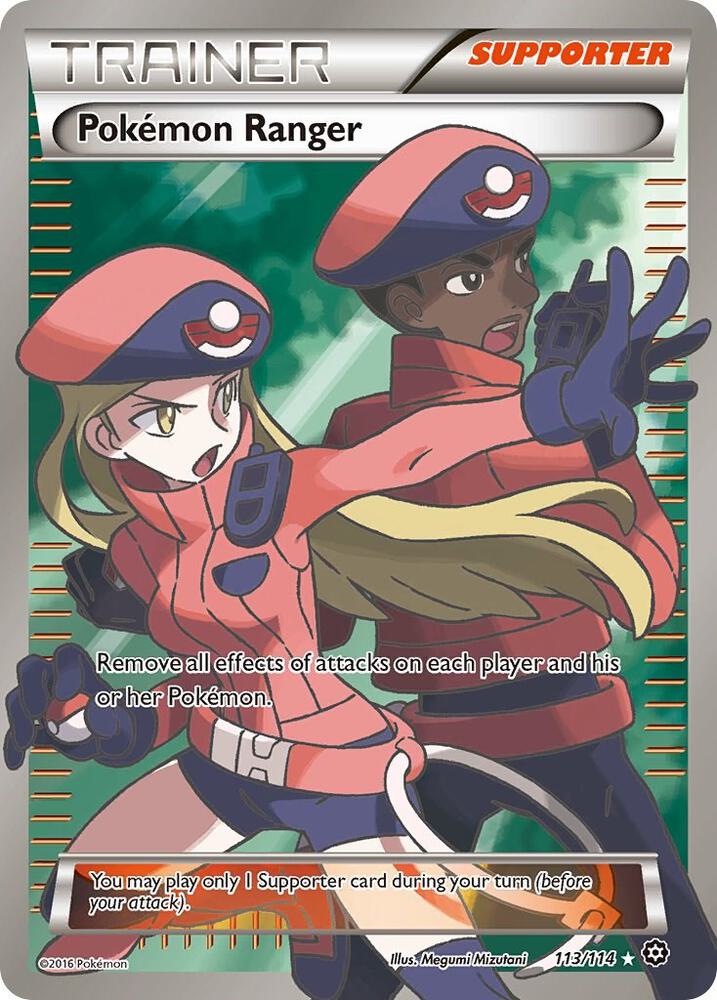 Pokemon Ranger (Full Art) (113/114) Ultra Rare (STS)