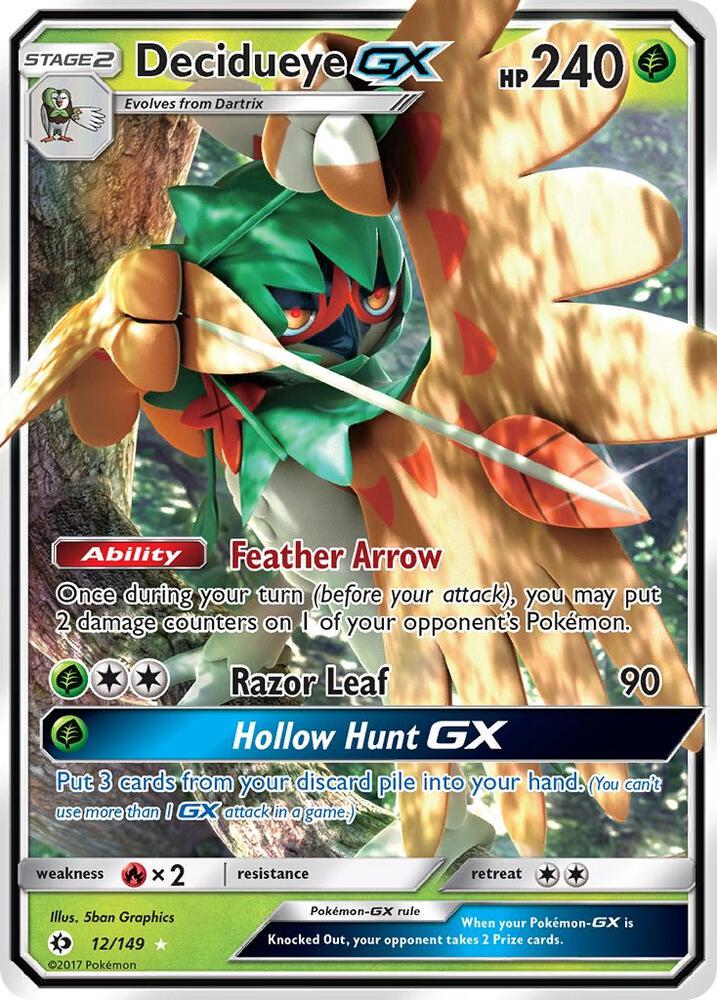 Decidueye GX (12/149) Ultra Rare (SM01)