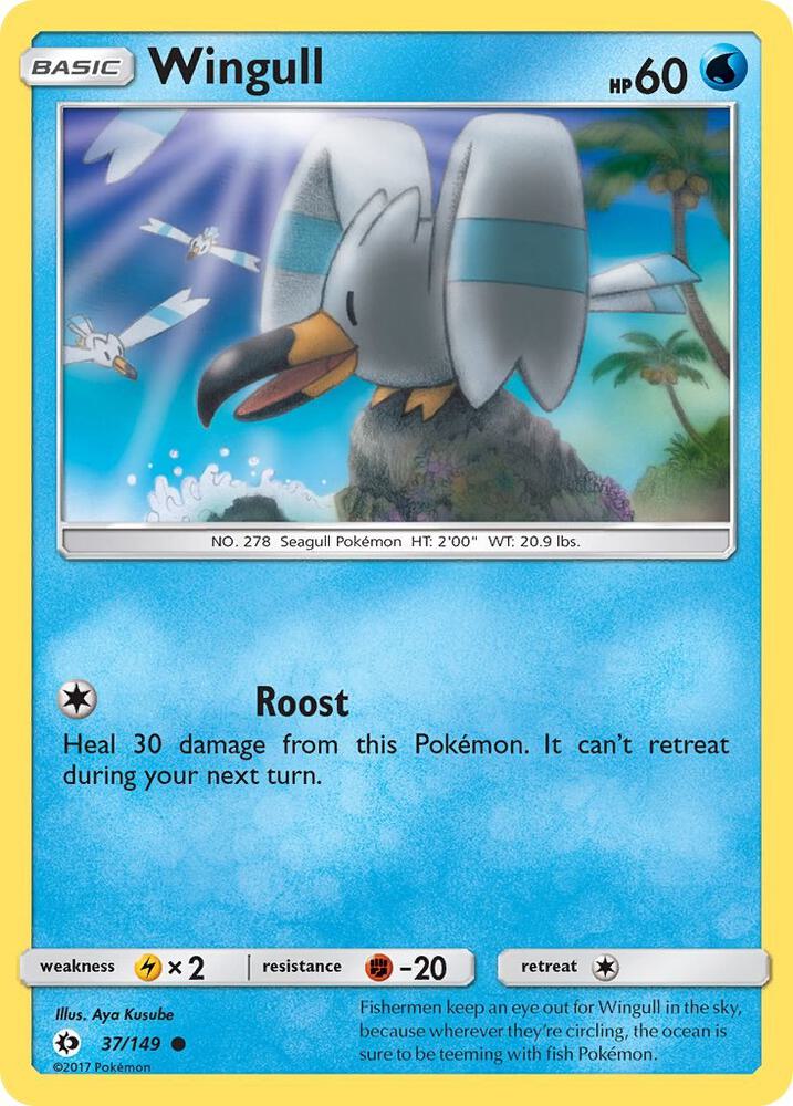Wingull (37/149) (SM01) (Reverse Holofoil)