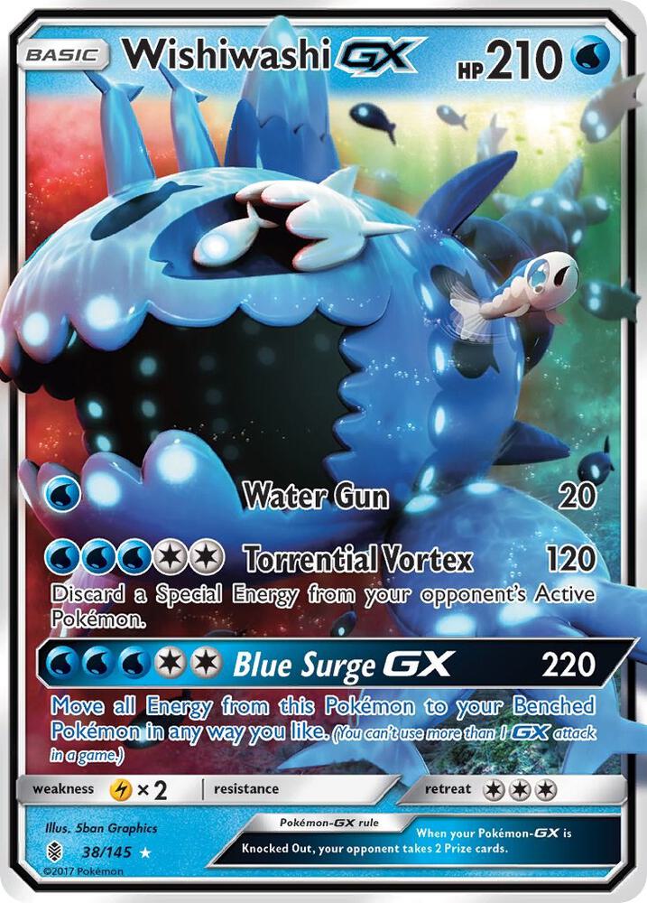 Wishiwashi GX (38/145) Ultra Rare (SM02)