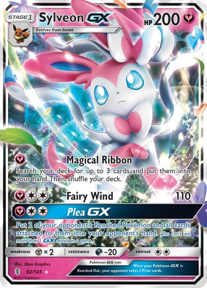 Sylveon GX (92/145) Ultra Rare (SM02)