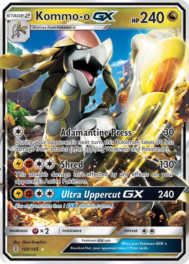 Kommo-o GX (100/145) Ultra Rare (SM02)