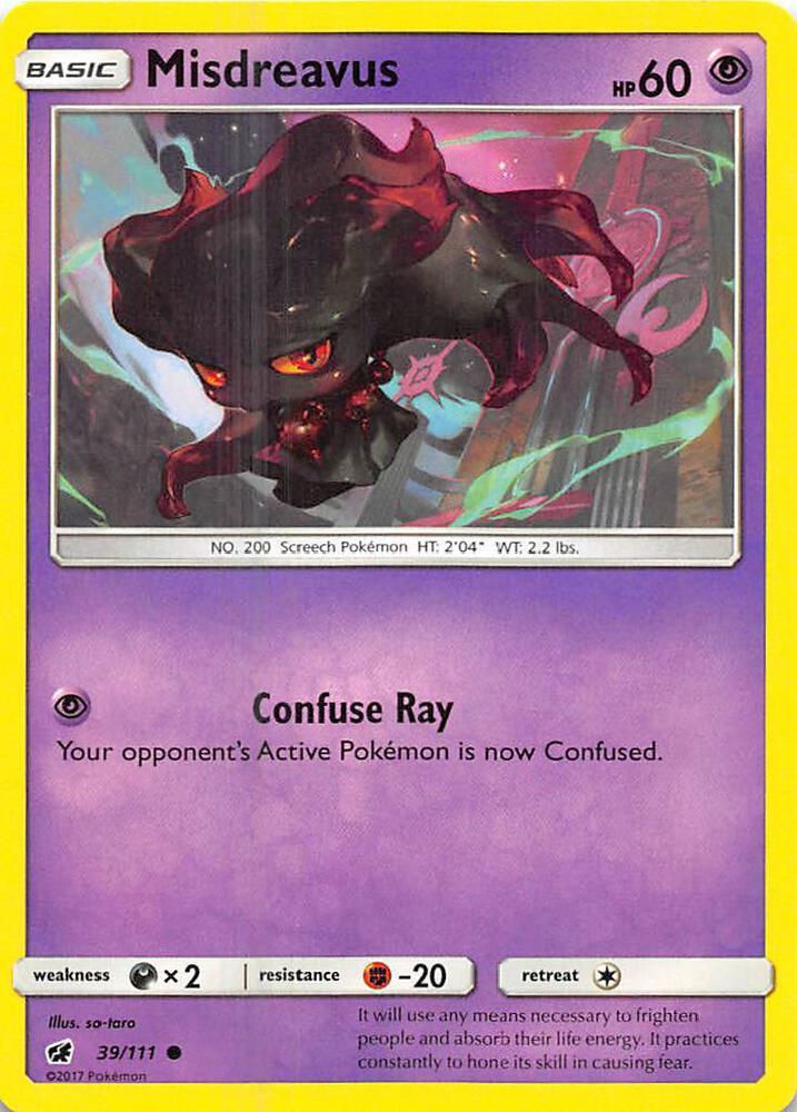 Misdreavus (39/111) (SM04) (Reverse Holofoil)