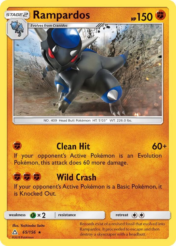 Rampardos (65/156) Holo Rare (SM05)