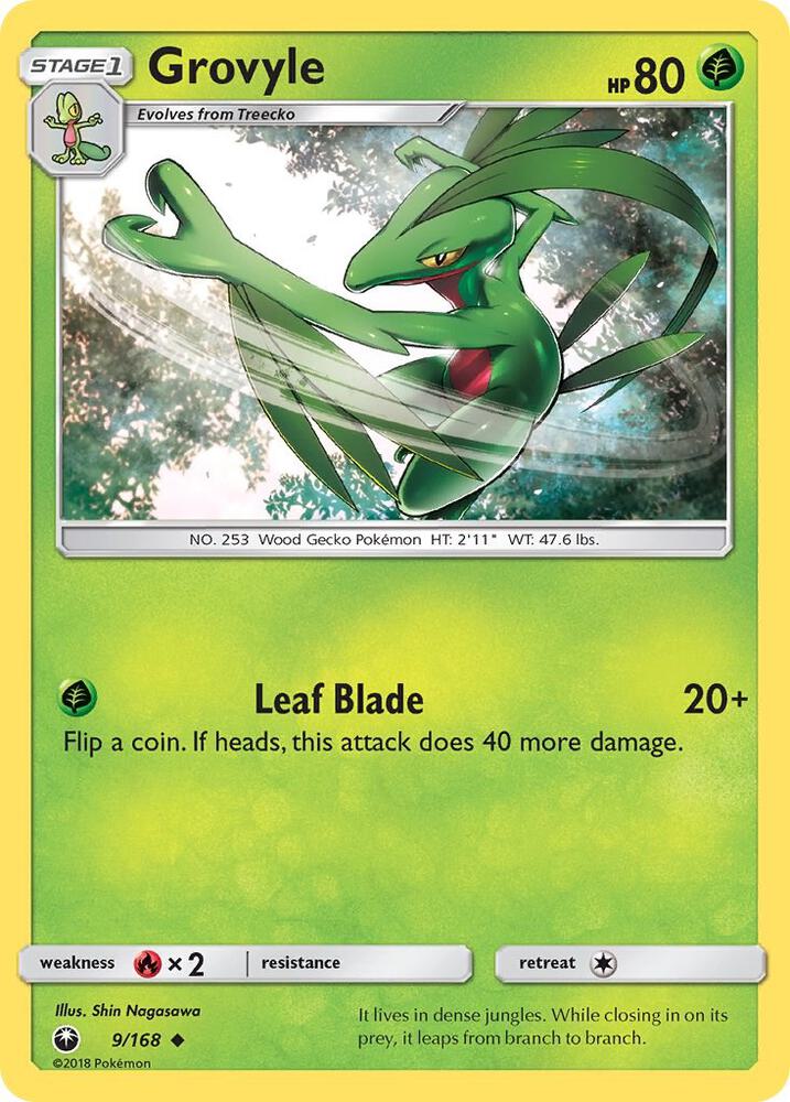 Grovyle (9/168) (CES) (Reverse Holofoil)