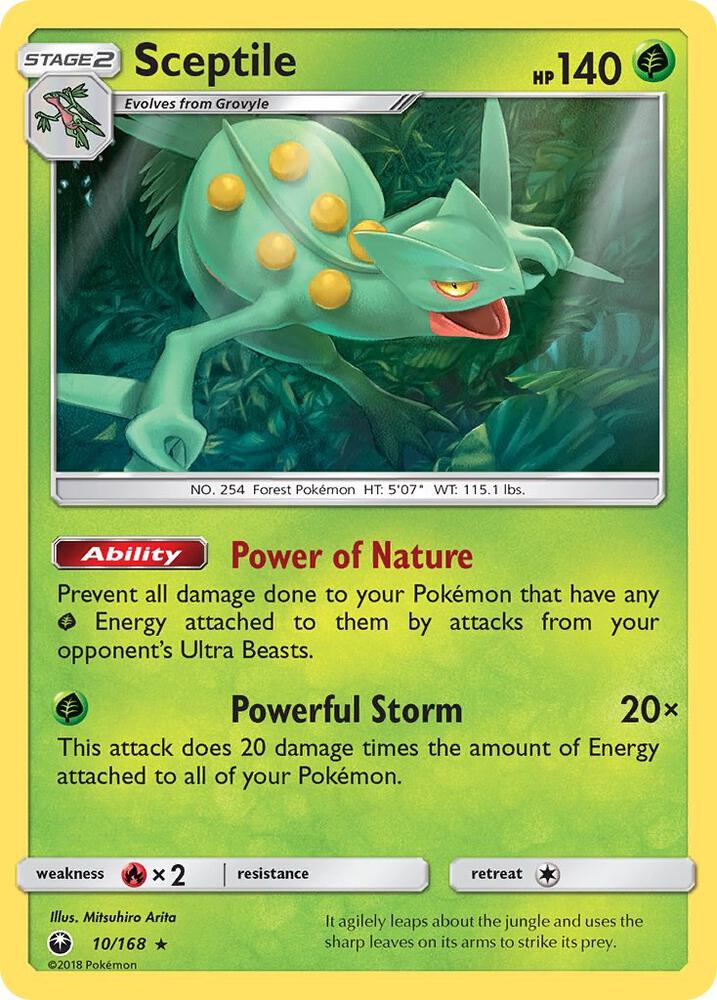 Sceptile (10/168) (CES) (Reverse Holofoil)