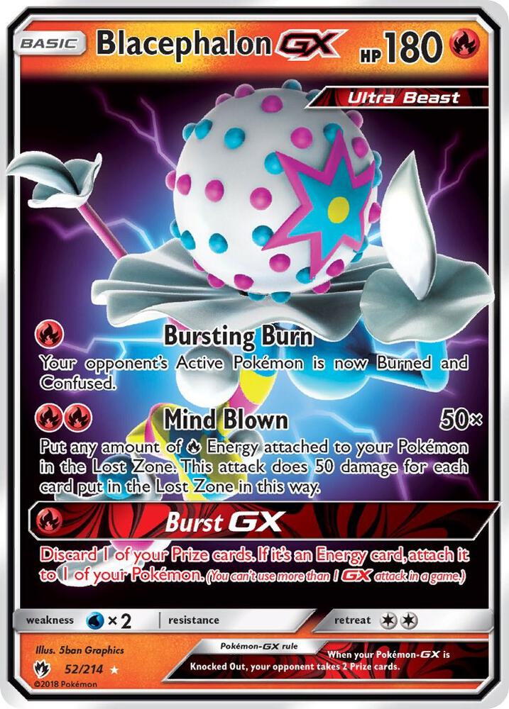 Blacephalon GX (52/214) Ultra Rare (SM8)