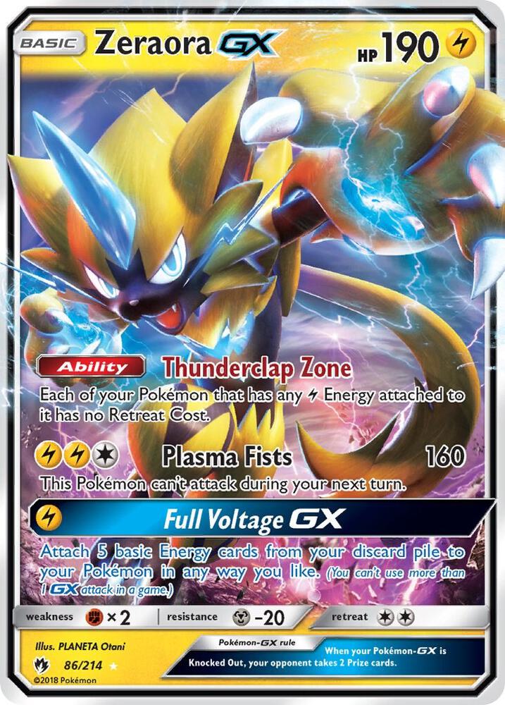 Zeraora GX (86/214) Ultra Rare (SM8)
