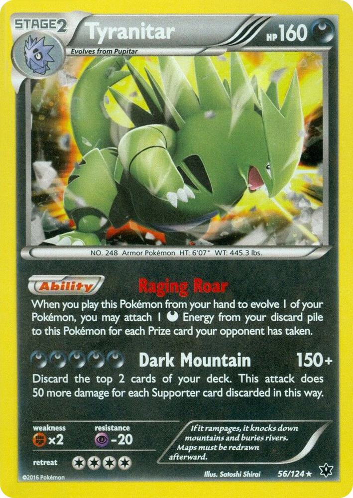 Tyranitar (Cosmos Holo) (056/124) Promo (MCAP)
