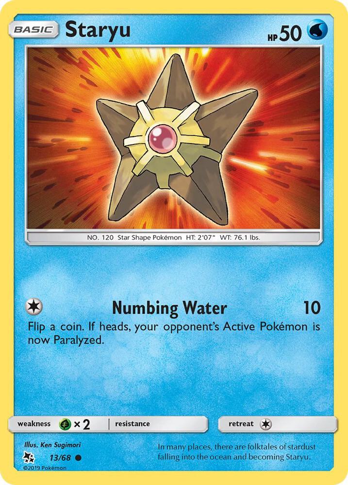 Staryu (13/68) (HIF) (Reverse Holofoil)