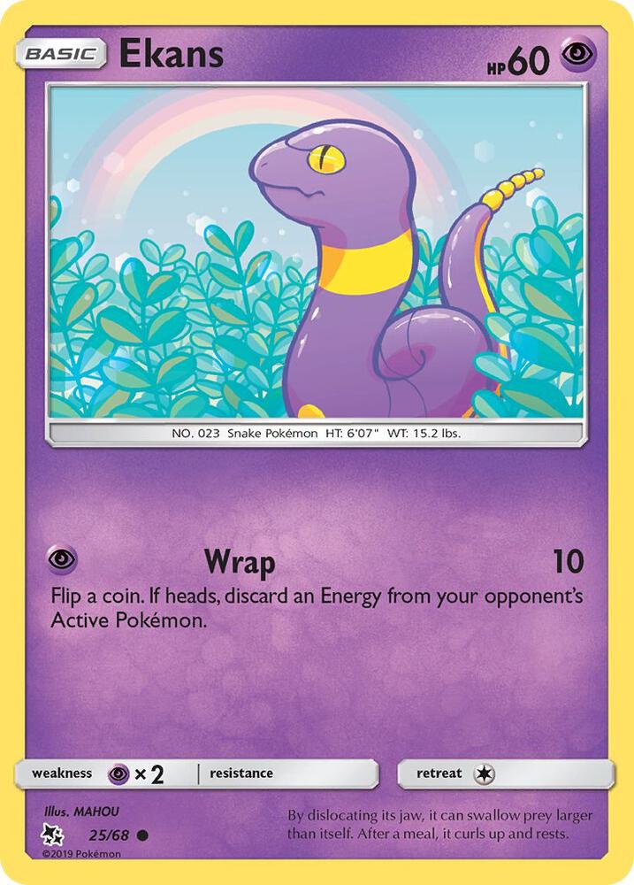 Ekans (25/68) (HIF) (Reverse Holofoil)
