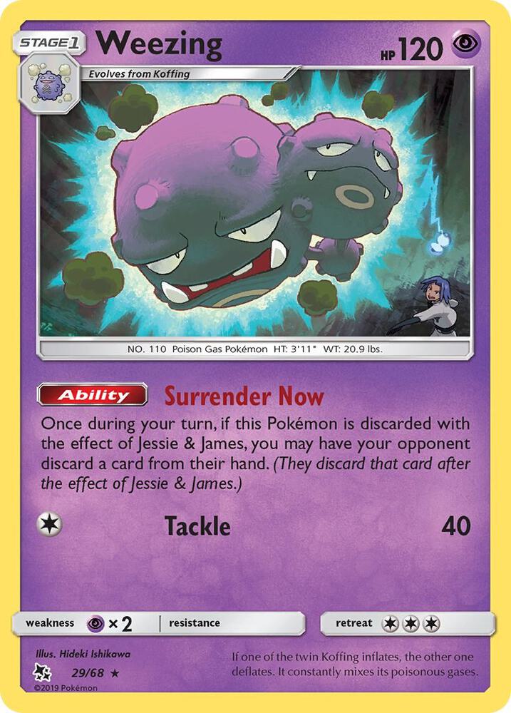 Weezing (29/68) (HIF) (Reverse Holofoil)