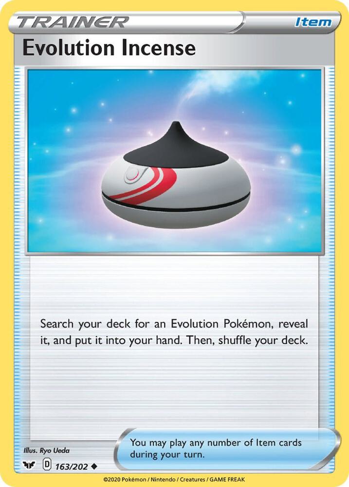 Evolution Incense (163/202) Uncommon (SWSH01) (Reverse Holofoil)