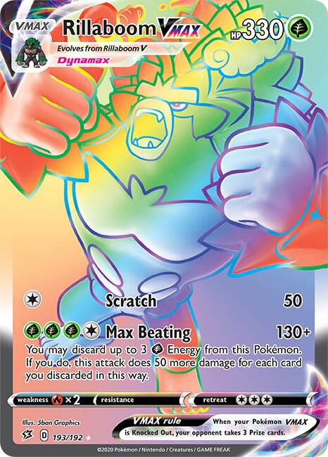 Rillaboom VMAX (Secret) (193/192) Secret Rare (SWSH02)