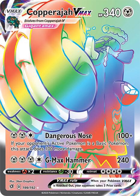 Copperajah VMAX (Secret) (199/192) Secret Rare (SWSH02)