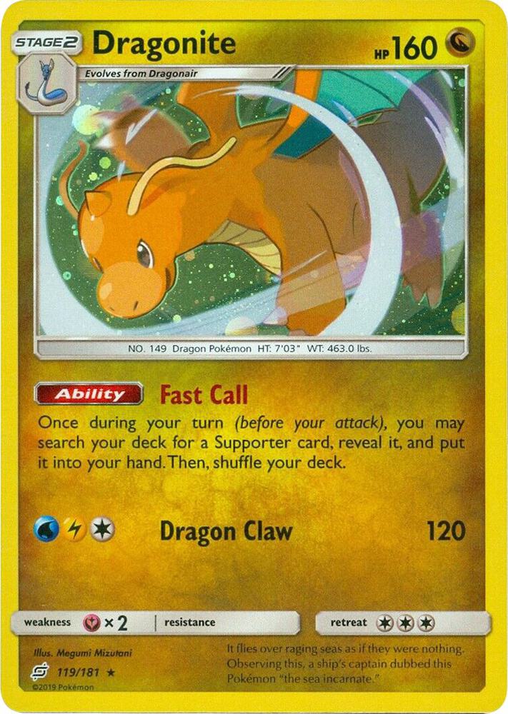 Dragonite (Cosmos Holo) (119/181) (MCAP)