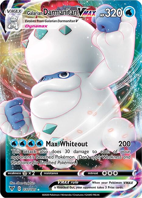 Galarian Darmanitan VMAX (037/185) Ultra Rare (SWSH04)