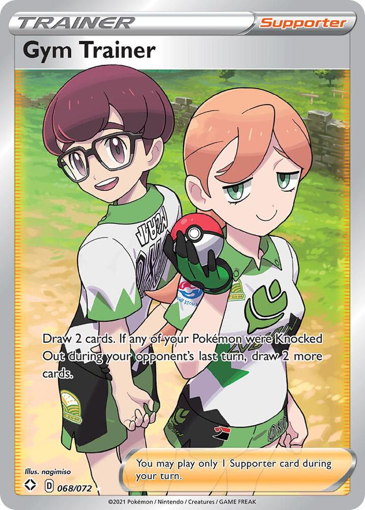 Gym Trainer (Full Art) (068/072) Ultra Rare (SHF)