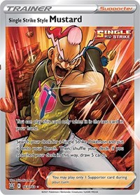 Single Strike Style Mustard (Full Art) 163/163 Battle Styles