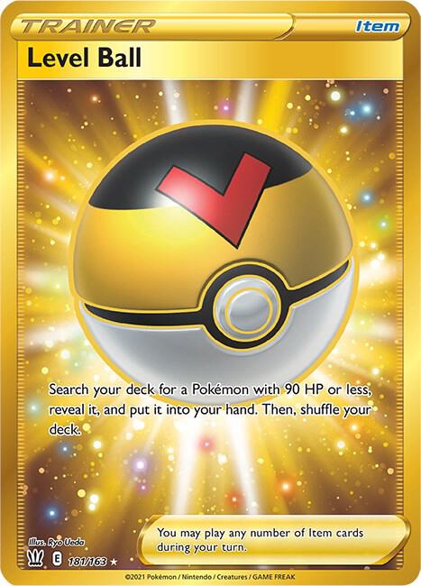 Level Ball (Secret) (181/163) Secret Rare (SWSH05)