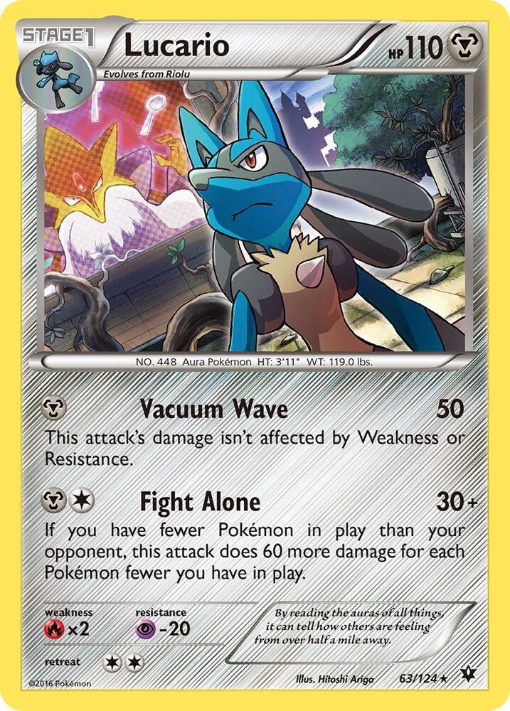Lucario (Cosmos Holo) (063/124) Promo (MCAP)