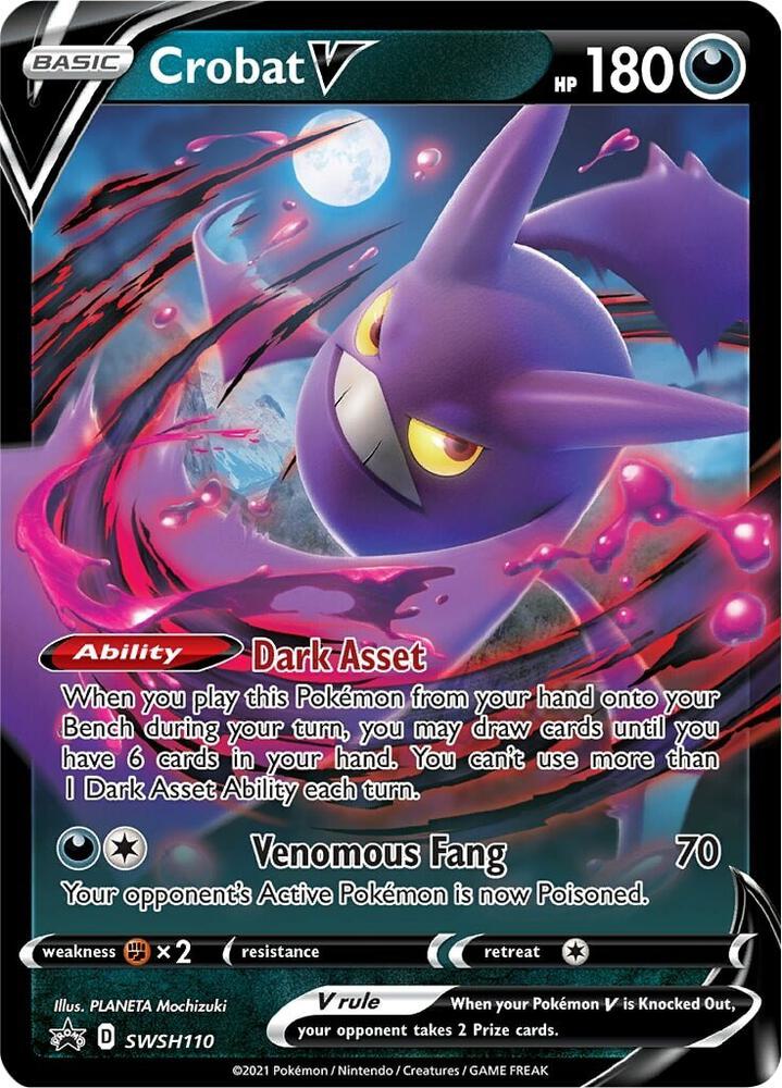 Crobat V (SWSH110) Promo (SWSD)
