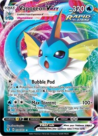 Catalog image | Vaporeon VMAX - 030/203 - Evolving Skies | Evolving Skies | 030/203