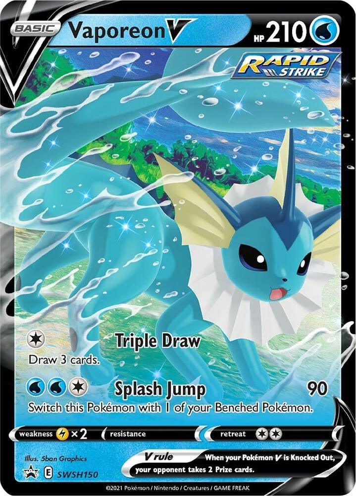 Vaporeon V (SWSH150) Promo (SWSD)