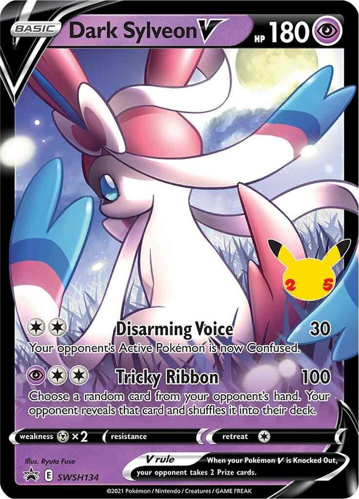 Dark Sylveon V (SWSH134) Promo (SWSD)