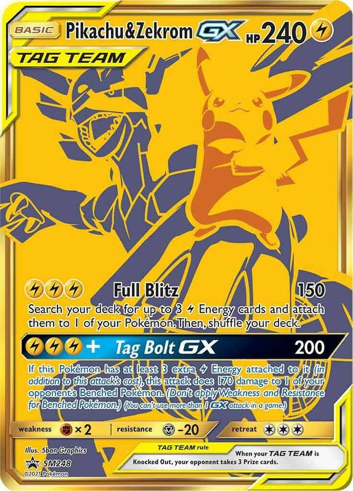 Pikachu & Zekrom GX (SM248) Promo (SMP)