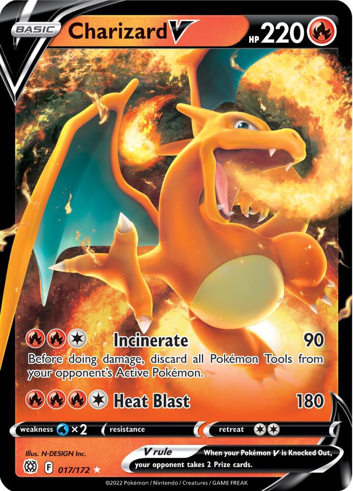 Charizard V (017/172) Ultra Rare (SWSH09)