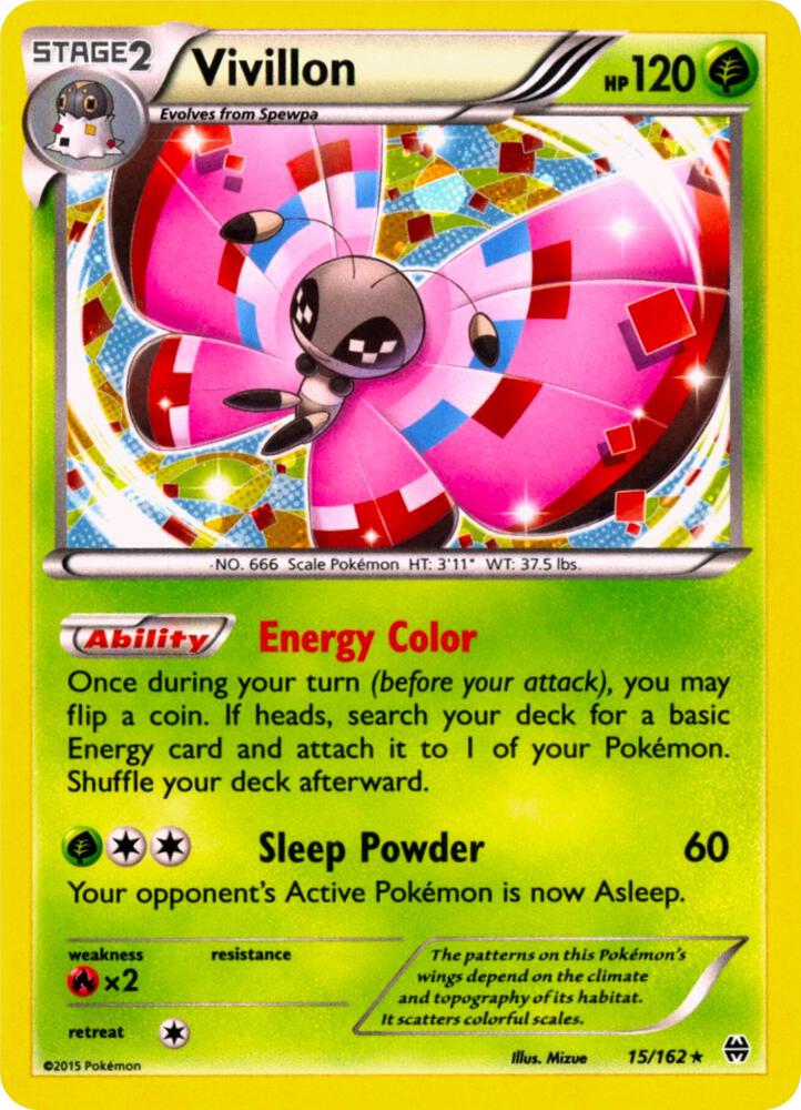 Vivillon (Cosmos Holo) (015/162) Promo (MCAP)