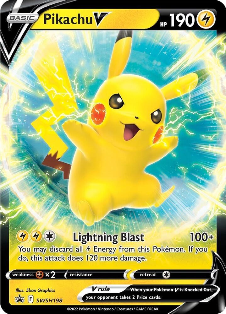 Pikachu V (SWSH198) Promo (SWSD)
