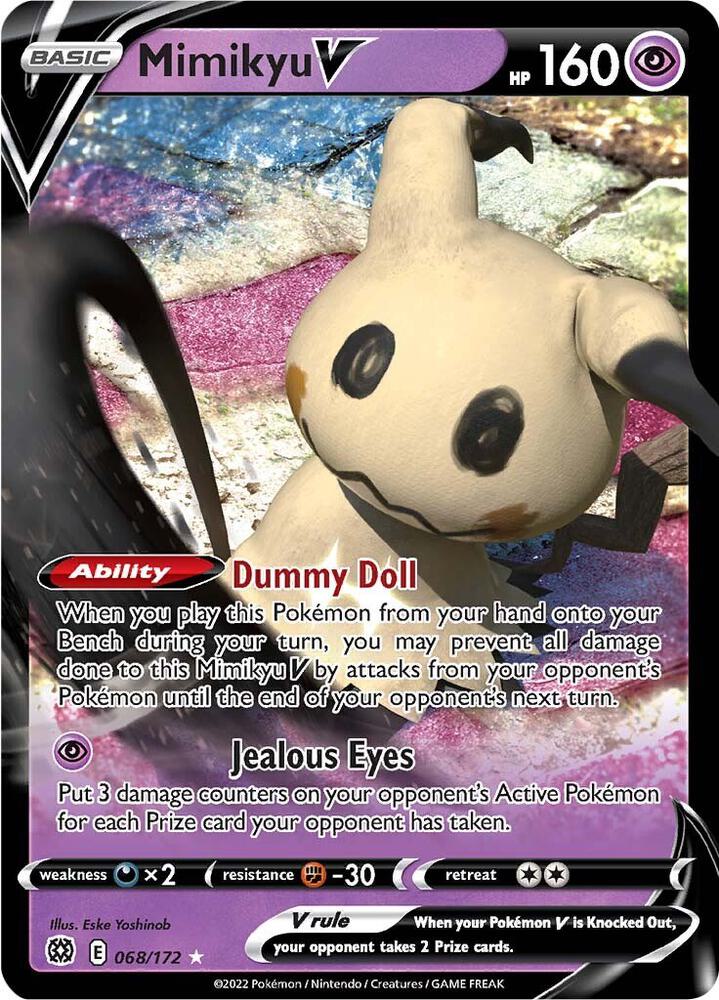 Mimikyu V (068/172) Ultra Rare (SWSH09)