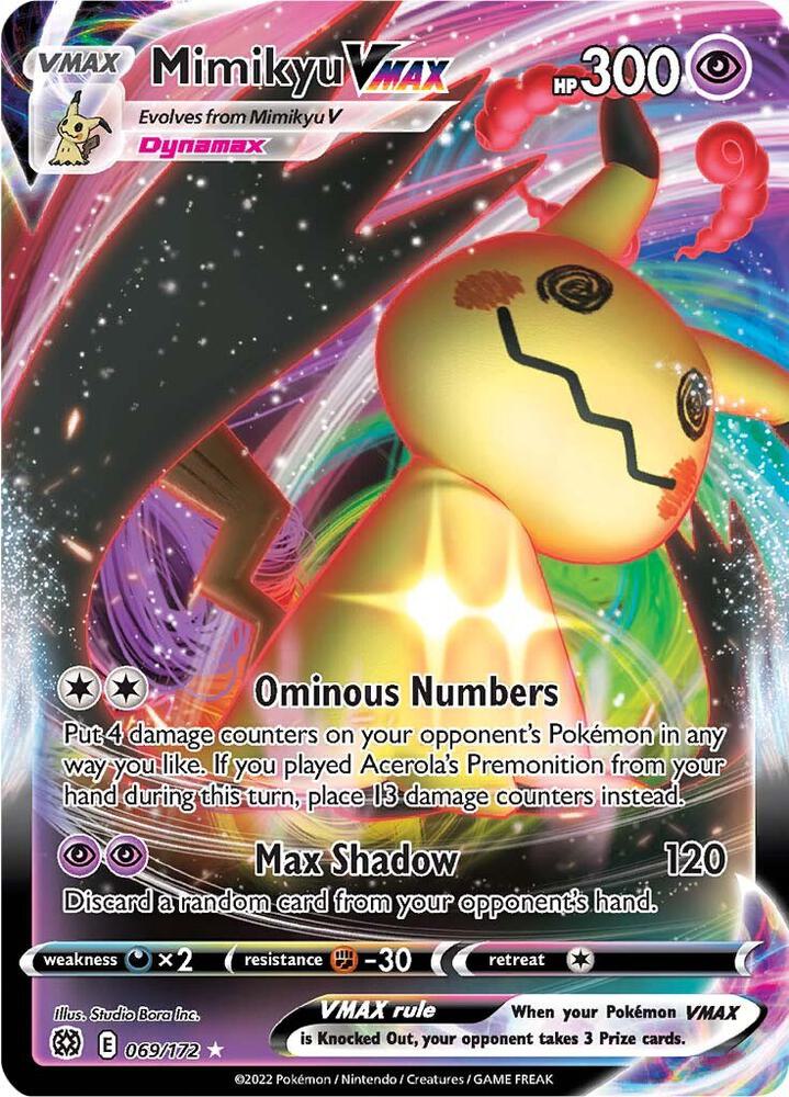 Mimikyu VMAX (069/172) Ultra Rare (SWSH09)