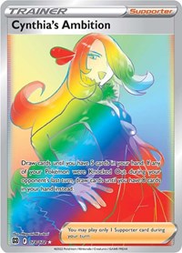 Cynthia's Ambition (Secret) - 178/172 - Secret Rare - Brilliant Stars