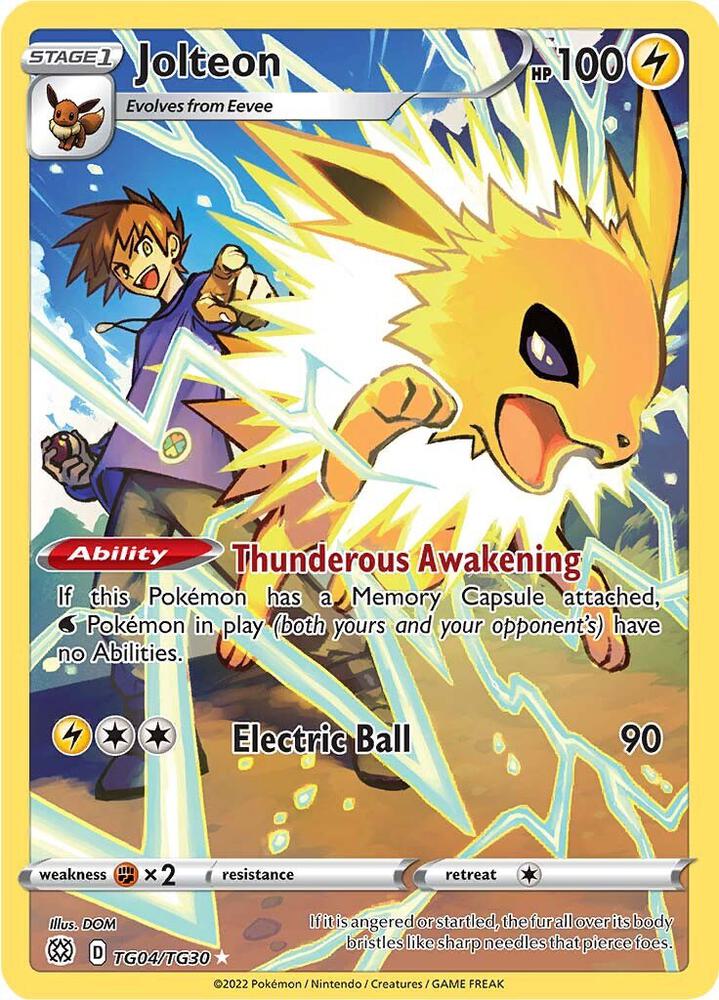 Jolteon (TG04/TG30) Ultra Rare (SWSH09:TG)
