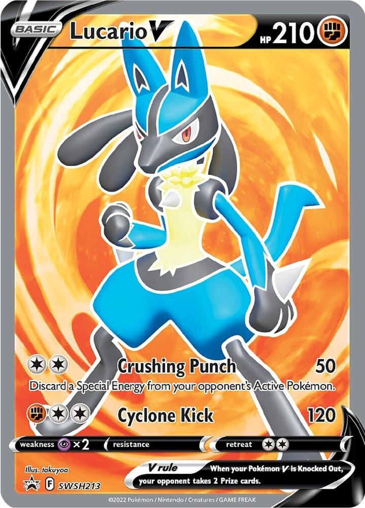Lucario V (SWSH213) Promo (SWSD)