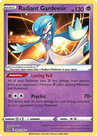 Catalog image | Radiant Gardevoir - 069/196 - Lost Origin | Lost Origin | 069/196