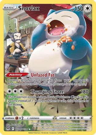 Snorlax TG10/TG30 Lost Origin Trainer Gallery