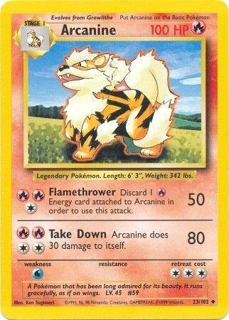 Arcanine (023/102) Uncommon (BS)