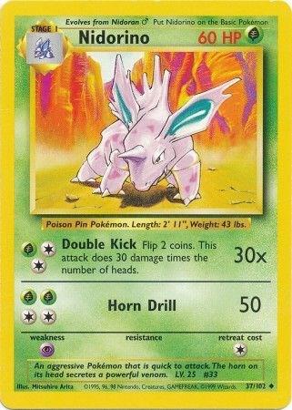 Nidorino (037/102) Uncommon (BS)