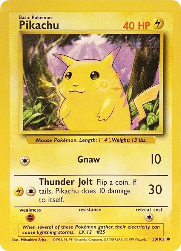 Pikachu (058/102) Common (BS)