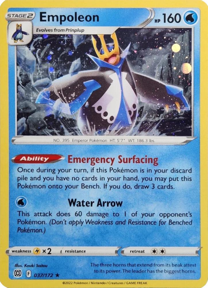 Empoleon (Cosmos Holo) (037/172) Holo Rare (MCAP)